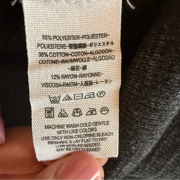 We The Free | Dark Gray Palisades Thermal Off-Shoulder Sweater | Sz XS - Picture 9 of 10